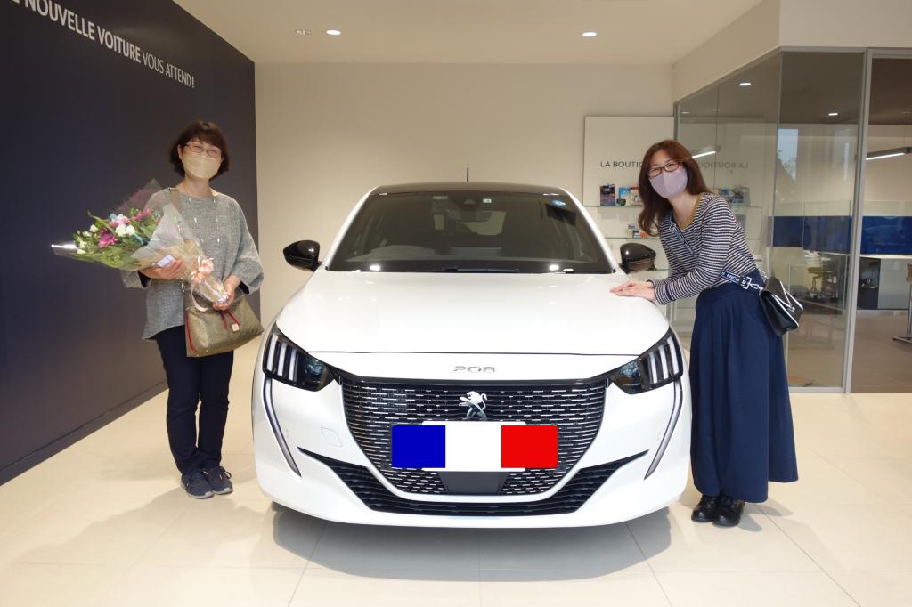 【 PEUGEOT208GT 】ご納車ありがとうございました🌷
