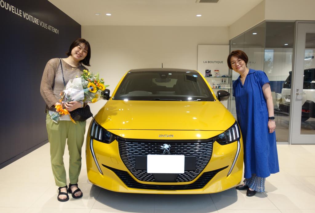 【 PEUGEOT 208GT 】ご納車ありがとうございました🌻