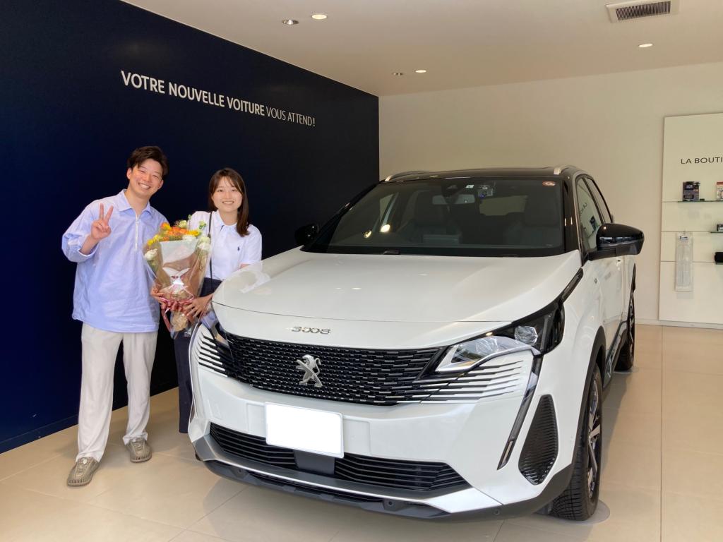 【PEUGEOT 3008】ご納車 誠にありがとうございました🕊️