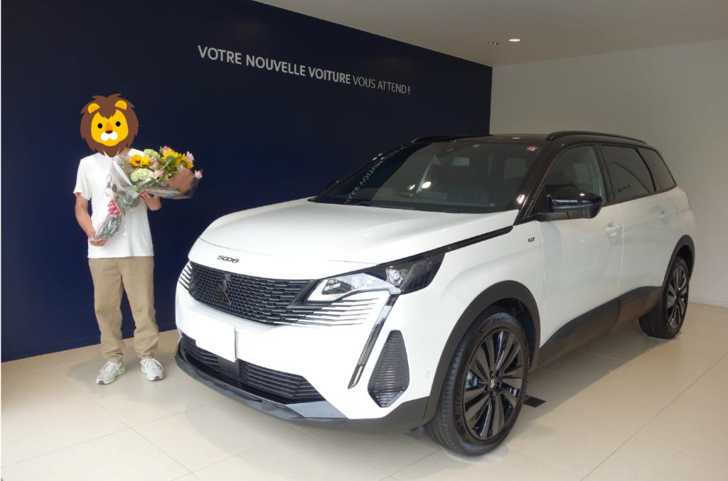 【PEUGEOT 5008 Black Pack】ご納車 誠にありがとうございました🍒