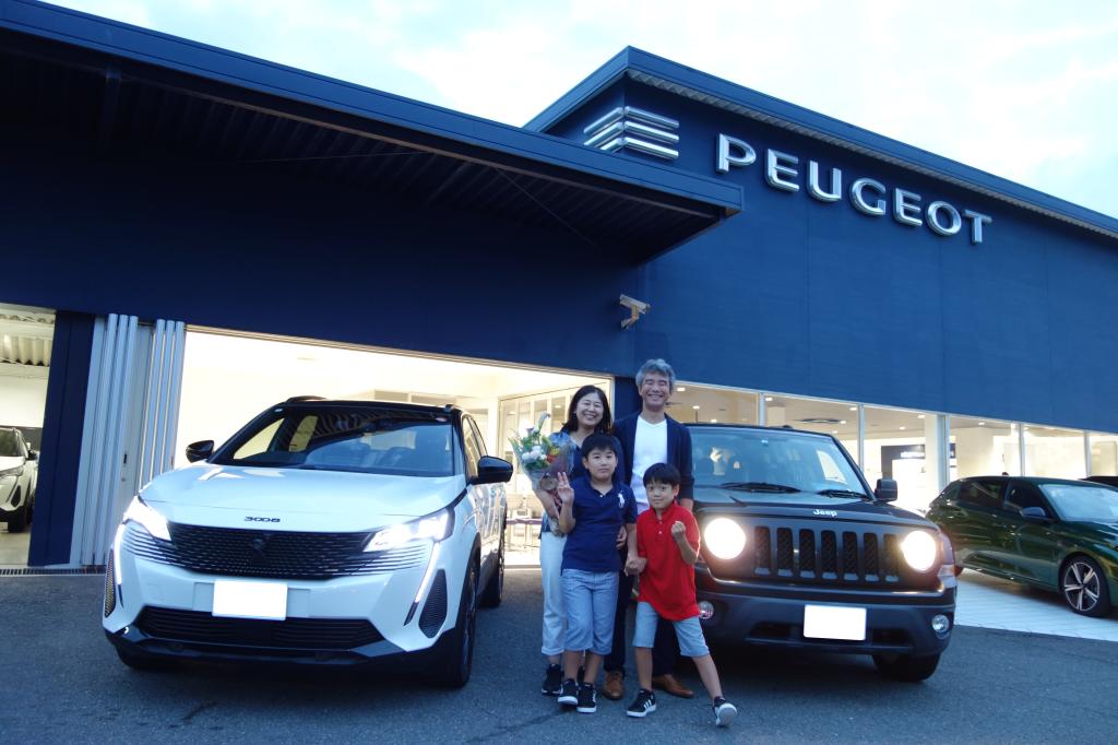 【PEUGEOT 3008 Black Pack】ご納車 誠にありがとうございました🏵️