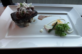 景色をみながらのランチ