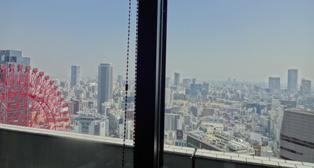 景色をみながらのランチ