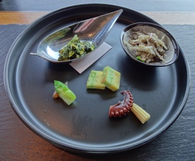 景色をみながらのランチ