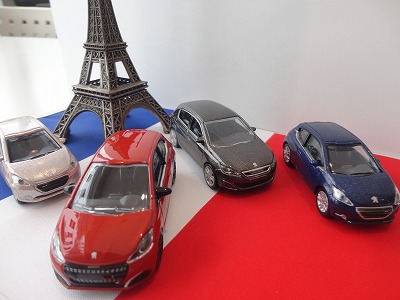 フランスの町並み