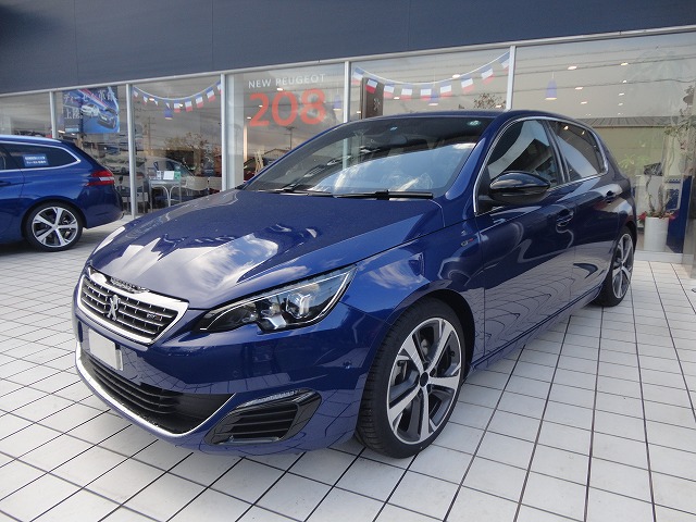 プジョー308GT　マグネテックブルー　認定中古車