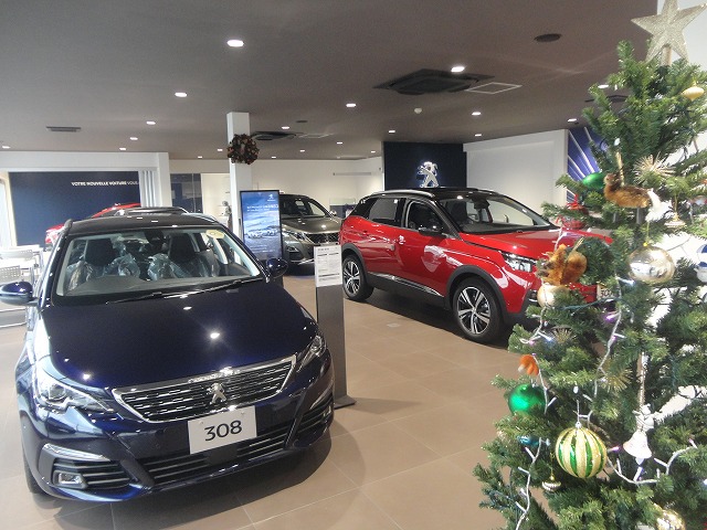 ショールームもクリスマス仕様です。