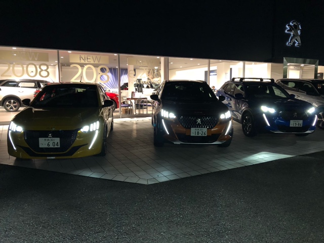 PEUGEOTの夜の顔って・・？？