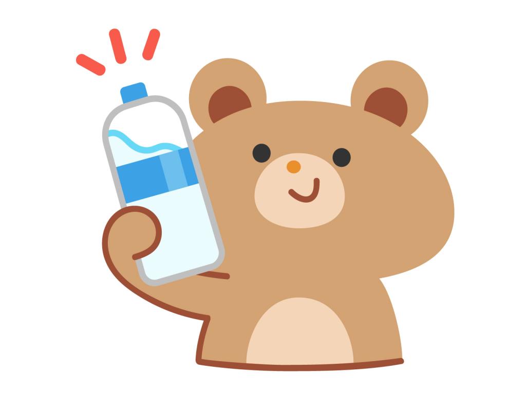 水分補給を忘れずに🥤