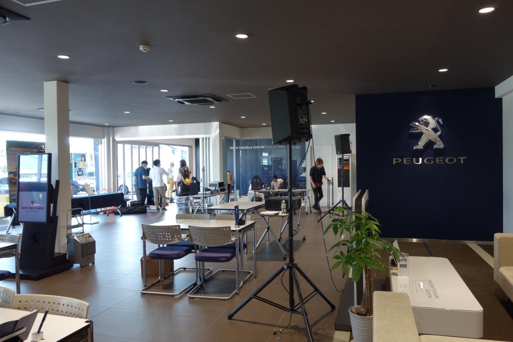 7/24 (土)『グランツーリスモ　eスポーツ体験会』設営準備中です🔧