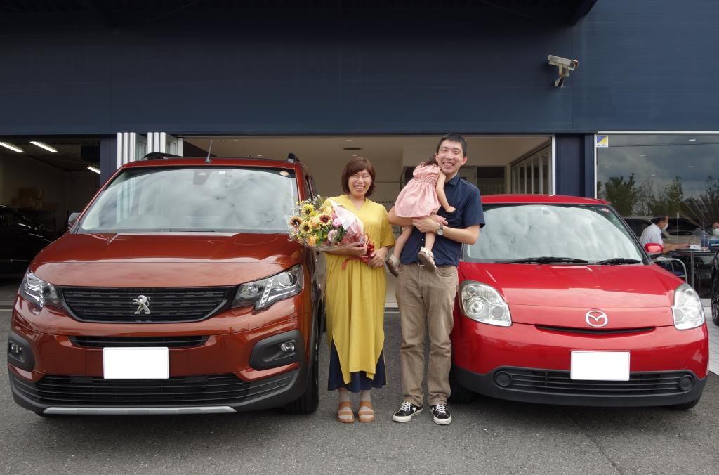 PEUGEOT 『Rifter GT』 ご納車ありがとうございます。