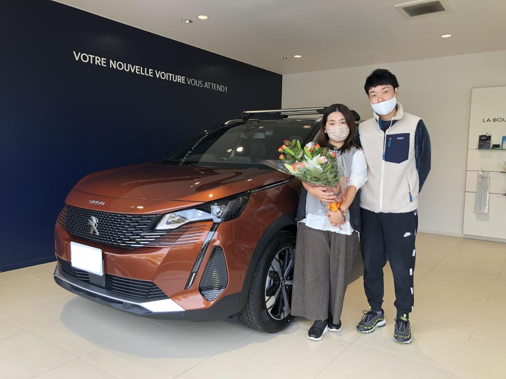 5008GT  メタリック・コッパ―　ご納車です！