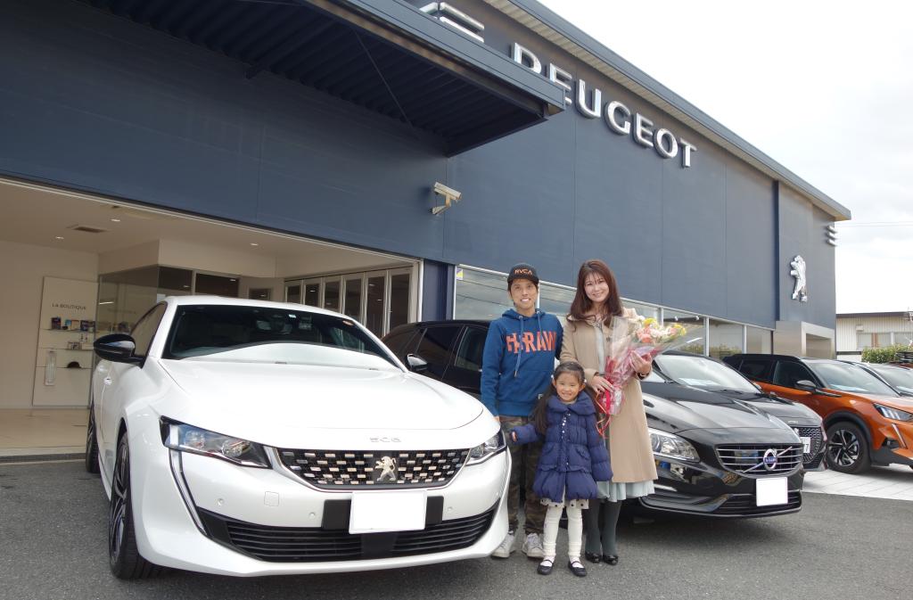 PEUGEOT【508 GT BlueHDi Premium Leather Edition 】ご納車ありがとうございます！