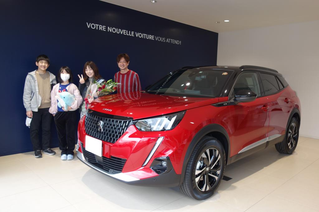 【PEUGEOT 2008GT】ご納車ありがとうございました！