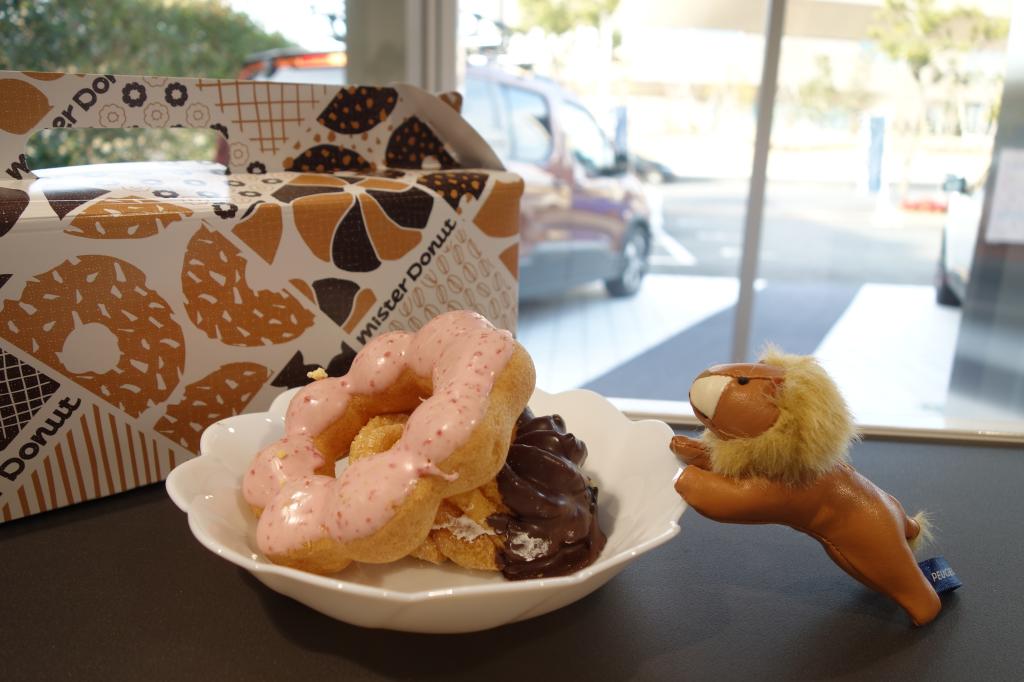 嬉しい差し入れをありがとうございました🍩