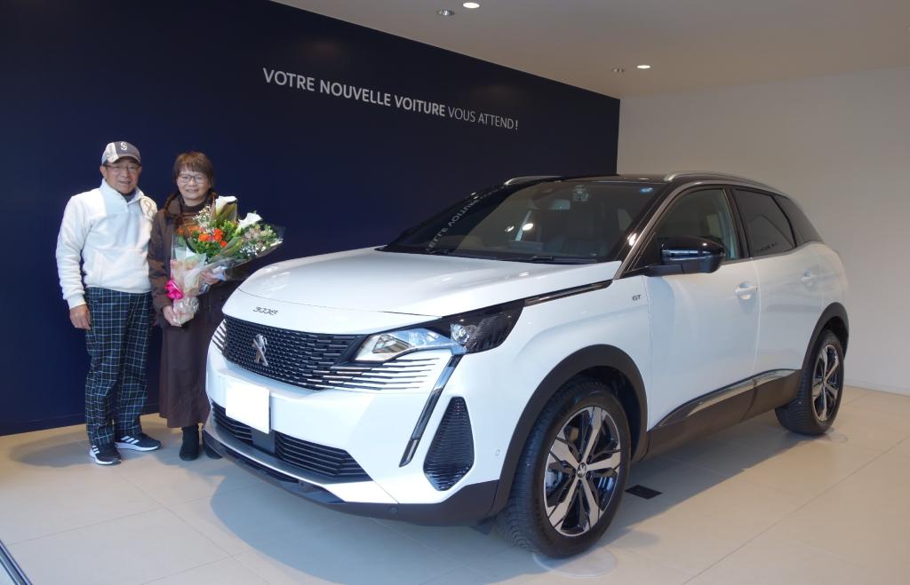 PEUGEOT3008GT ご納車ありがとうございました🌸