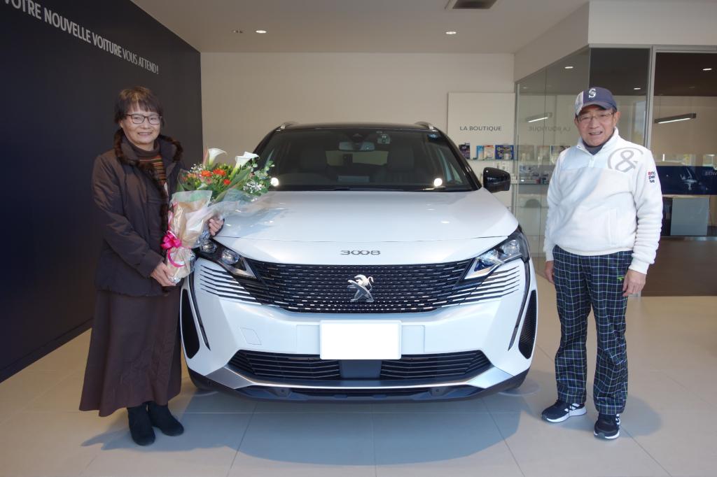 PEUGEOT3008GT ご納車ありがとうございました🌸
