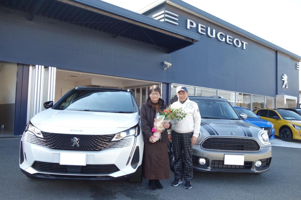 PEUGEOT3008GT ご納車ありがとうございました🌸