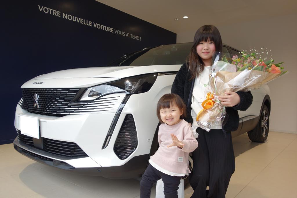 PEUGEOT5008 ご納車ありがとうございました🌷