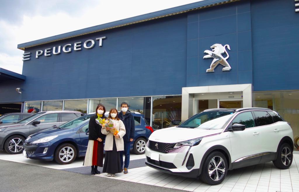 【 PEUGEOT 3008 GT】 ご納車いただきありがとうございました🌷