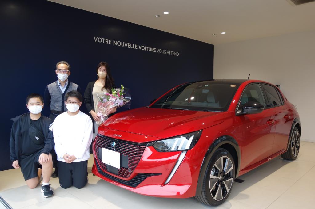 【 PEUGEOT e-208 】ご納車いただきありがとうございました🌷