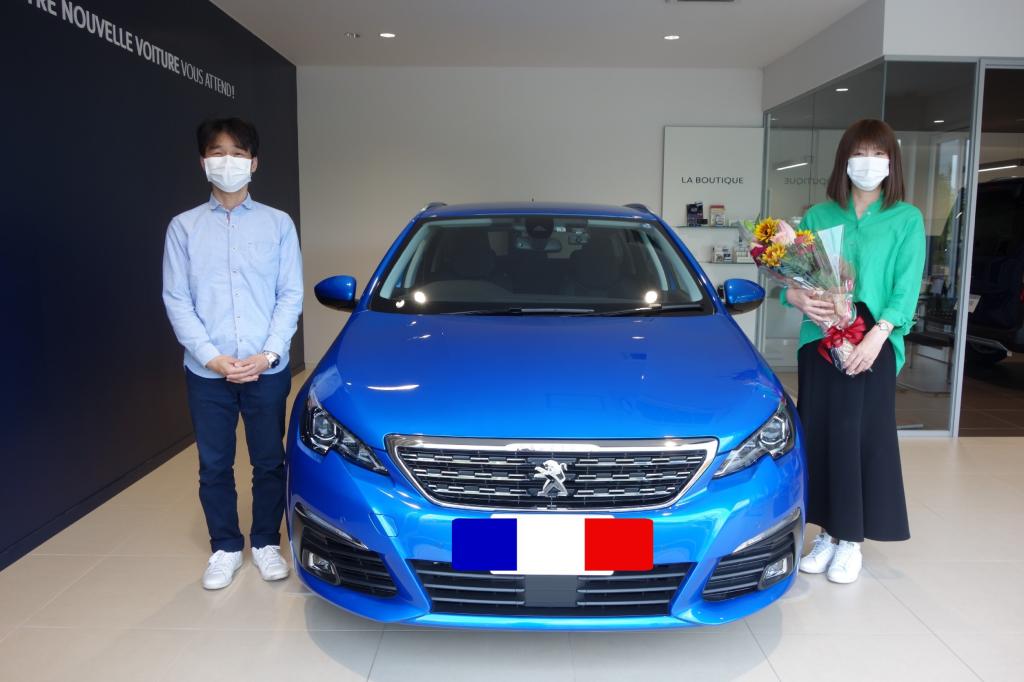 【 PEUGEOT308SW 】 ご納車ありがとうございました🌼