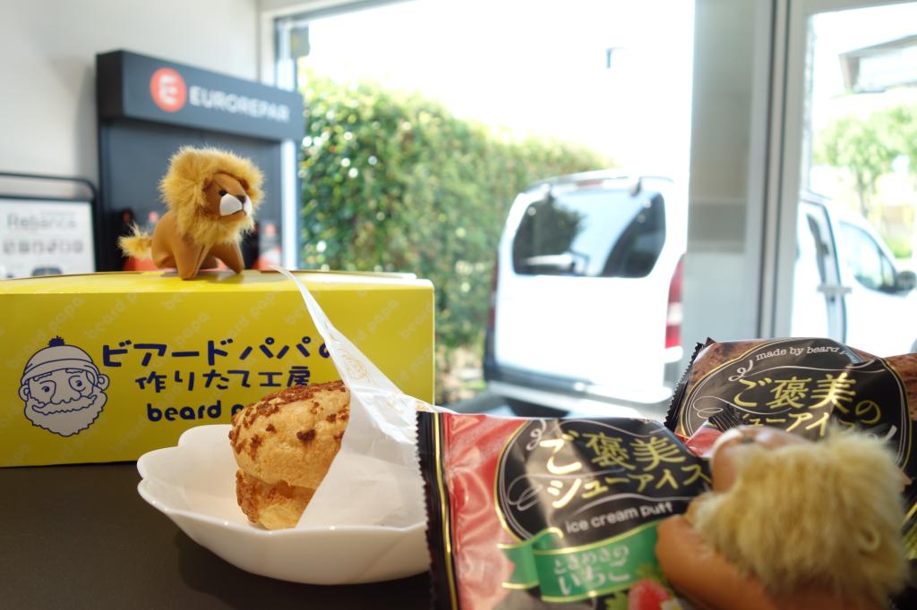 ご褒美アイスシューの差し入れをいただきました🍧