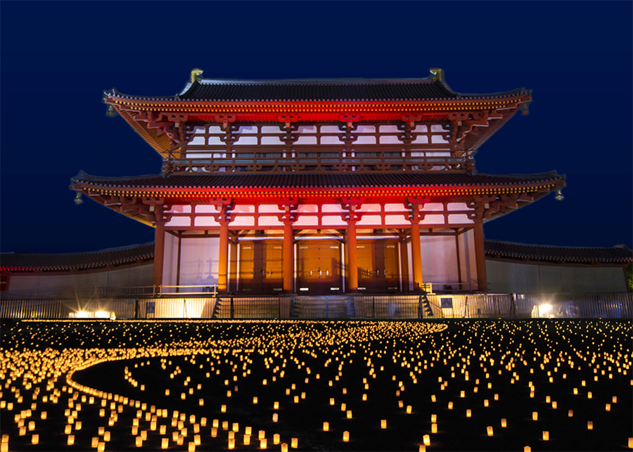 【天平たなばた祭り】本日より朱雀門広場にて開催中です🎐