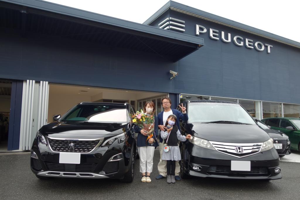 【PEUGEOT 3008】ご納車ありがとうございました🏵️