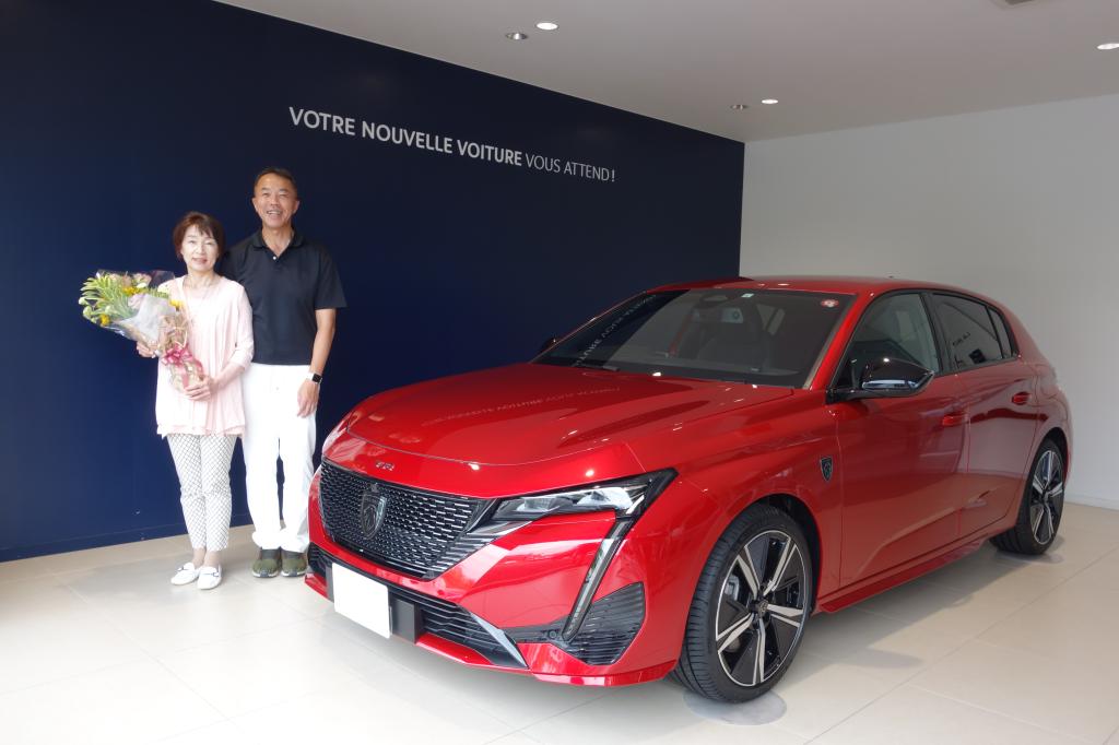 【 PEUGEOT 308 】ご納車誠にありがとうございました🍒