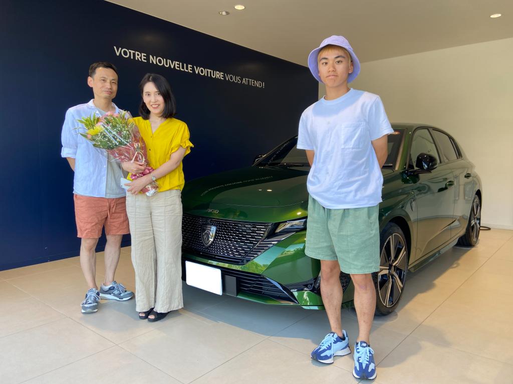 【PEUGEOT 308】ご納車 誠にありがとうございました🌹