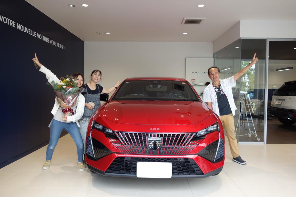 【PEUGEOT 408】ご納車誠にありがとうございました🌻