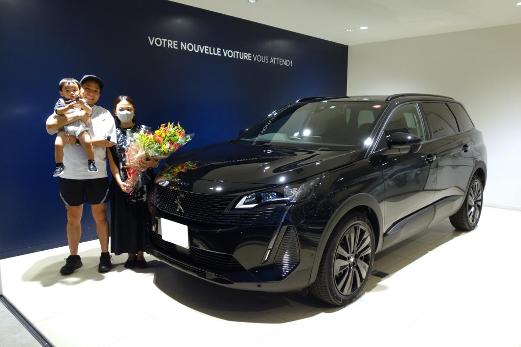 【PEUGEOT 5008】ご納車 誠にありがとうございました🌻