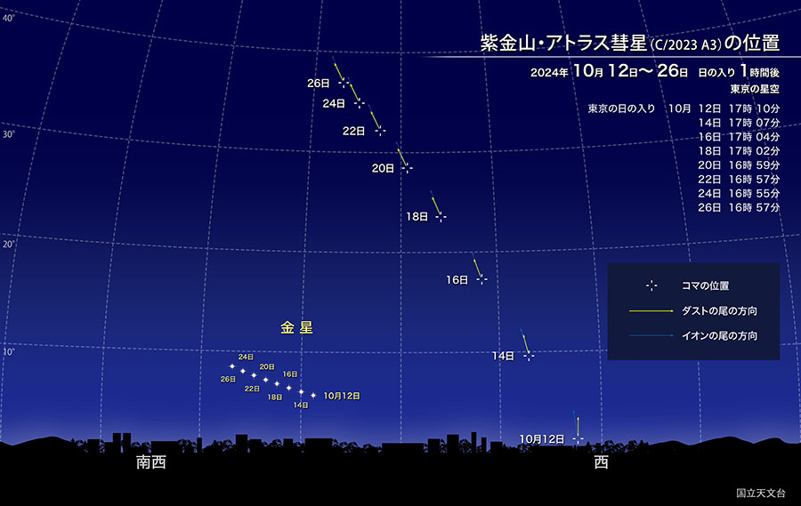 アトラス彗星を見てみたい✨✨✨