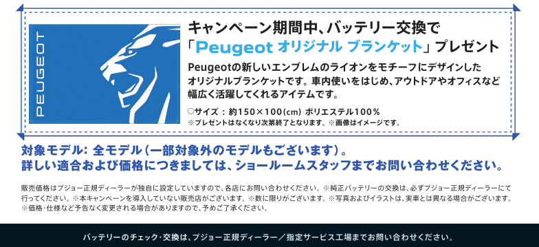 季節の変わり目にはバッテリー点検